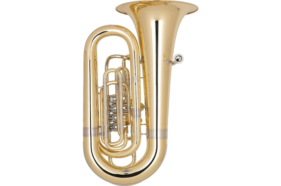 Miraphone Bb-Tuba Modell 494 Hagen Messing image 7