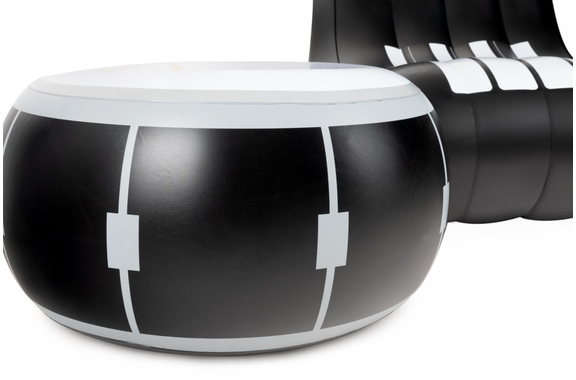 Stagecaptain IF-7141 Aufblasbarer Tisch-Hocker Drum-Design image 7