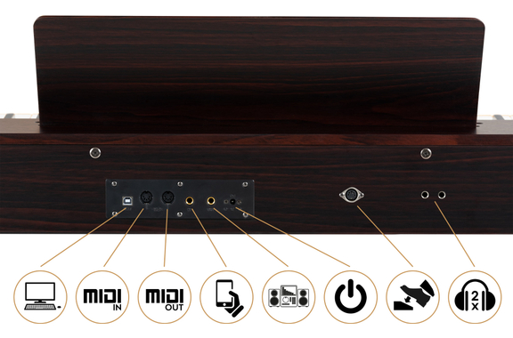 McGrey DP-17 WD Design Piano Set nogal oscuro image 7