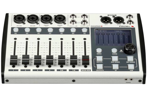 Table De Mixage Numérique Proel DIGIPAD8 image 7