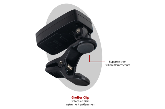 Rocktile 5-3C Three Color Clip-Tuner image 7
