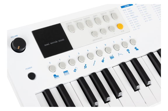 Classic Cantabile MINI-37 Clavier blanc-bleu image 7