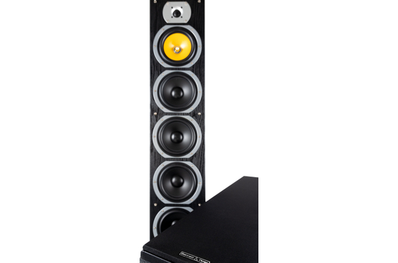Bennett & Ross Exosphere HiFi Vloerstaande Luidsprekers Set Zwart 2x 200W RMS image 7