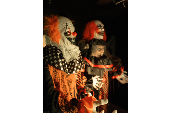 Europalms Halloween animierte Clown Figur mit Luftballon 166cm image 7