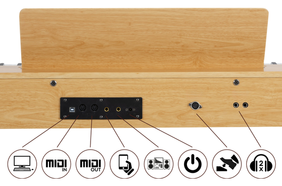 McGrey DP-17 AL Design Piano lichte essen set image 7