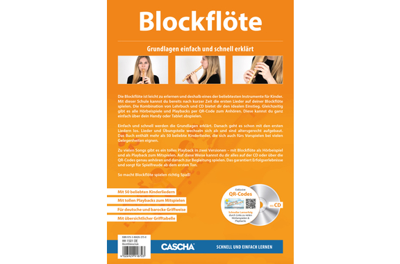 Cascha Blockflöten Set - Barocke Griffweise Set image 7