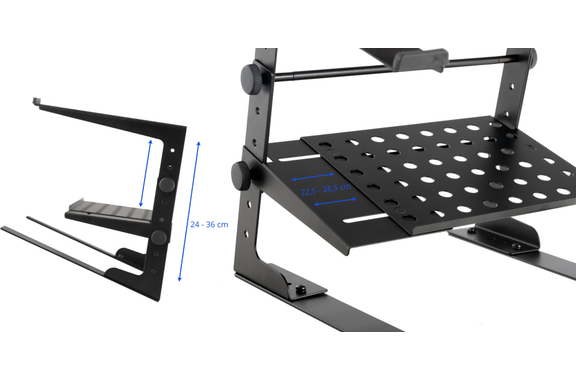 Pronomic LS-210 Laptopstand Deluxe met Klemmen image 7