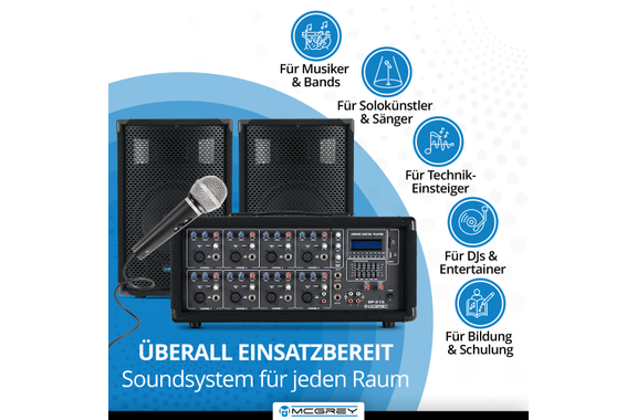 McGrey BP-215 Bandpack PA-Set 150 Watt image 7
