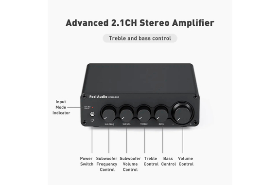 Ensemble Fosi Audio BT30D Pro / Polk 2.1 Bass Shaker image 7