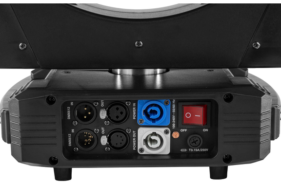 Eurolite Set 2x LED TMH-H380 Beam/Wash/Flowereffekt + Flightcase mit Rollen image 7