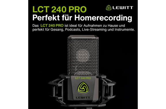 Lewitt LCT 240 Pro Vocal Condensatormicrofoon Set image 7