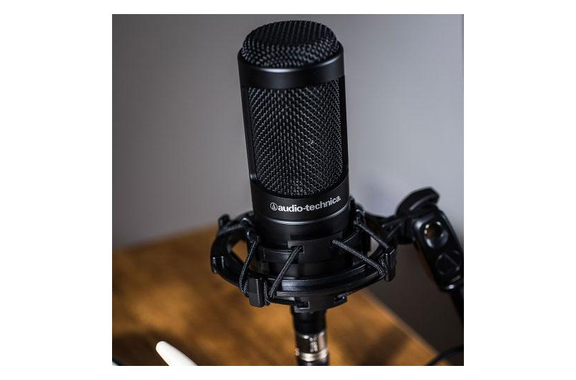 Audio-Technica AT2035 Set Microfono a Condensatore con Chiusura a Strappo Antipop image 7