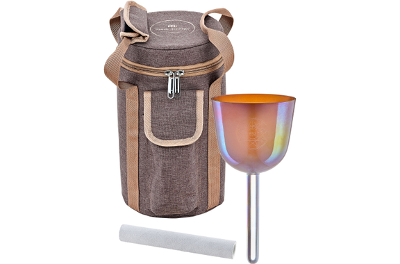 Meinl Sonic Energy ESOLCSB852 3,75" Essence Solfeggio Crystal Singing Bowl La 852 Hz Mango Mojito image 7