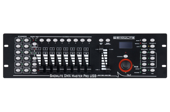Showlite FLP-144W Fari 4 x Set incl. Showlite Master Pro USB, Statore & Cavi image 7