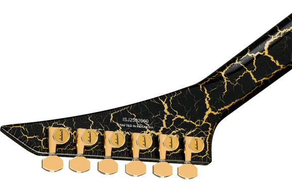 Jackson Pro Plus Series Signature Brandon Ellis Kelly KE27 Gold Crackle image 7