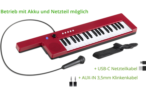 McGrey KT-3712 Keyboard Per Bambini Rosso image 7