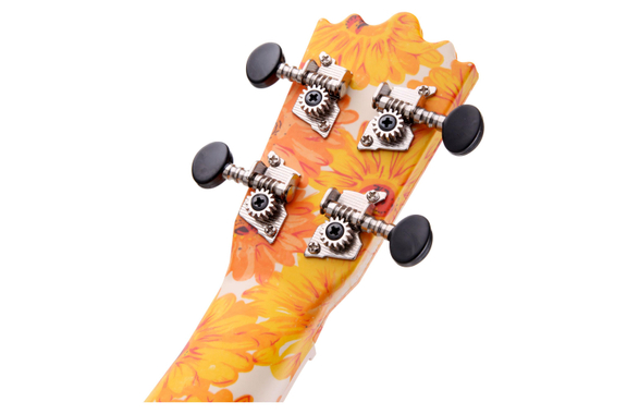 Classic Cantabile BeachBuddy Beachflower Soprano Ukulele, ABS image 7