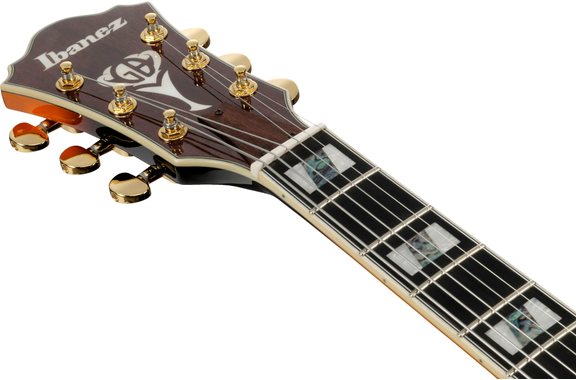 Ibanez LGB30-VYS George Benson Guitare Hollowbody Jaune Vintage Sunburst image 7