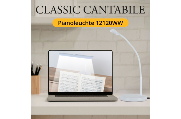 Classic Cantabile 12120WW WM Pianoleuchte Easy Wit image 7