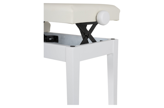 Classic Cantabile Banco De Piano Doble Blanco Mate image 7
