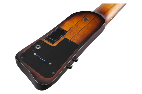 Ibanez UB805-MOB Upright E-Bass Mahogany Oil Burst image 7