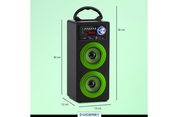 McGrey BS-20 Beachside Altavoz Bluetooth Verde image 7