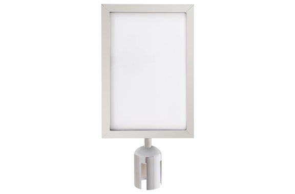 Stagecaptain PLS-200S Absperrständer Personenleitsystem silber Paar Set mit Schilderaufsatz image 7