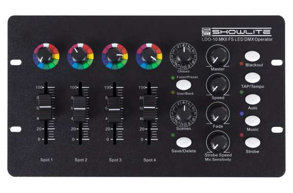Eurolite LED CBB-4 COB RGB Lichtanlage mit DMX Foot Controller Set image 7