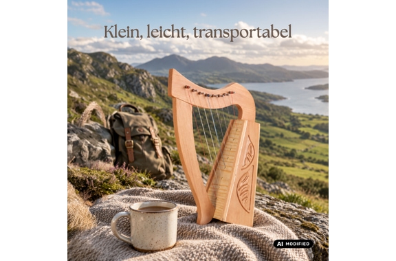 Classic Cantabile H-8 Mini Arpa Celtica image 7