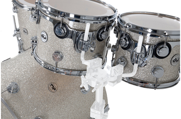 DW Collector's Series SSC Drumkit in Broken Glass Finish mit Chrom Hardware  - Retoure (Zustand: sehr gut) image 7