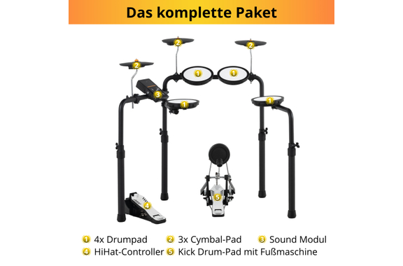 XDrum DD-250P E-Drum Kit Set image 7