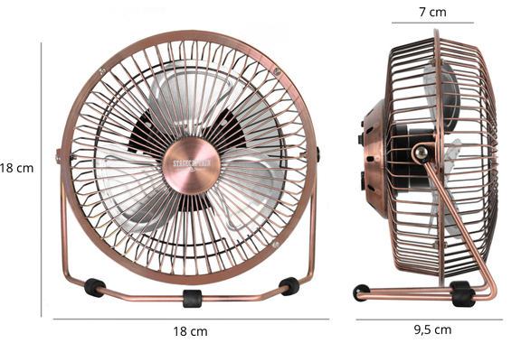 Stagecaptain TV-60U MkII 6" USB-Tafelventilator 5x Set image 7