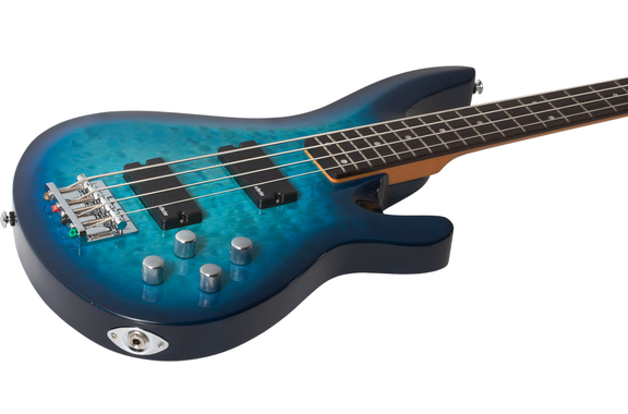 Schecter C-4 Plus E-Bass Ocean Blue Burst image 7