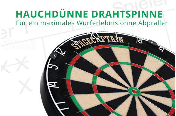 Stagecaptain DBS-1715 BullsEye Pro Dartscheibe Home Set image 7