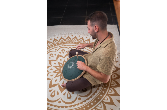 Meinl Sonic Energy OSTD4DGE Tongue Drum 16" F#-Moll Dunkelgrün  image 7