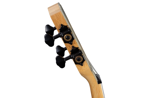 Cascha 2315E Sopran Ukulele Bamboo Graphit Bundle con Pastilla image 7