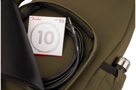 Fender Troubadour Electric Guitar Gig Bag Olive image 7