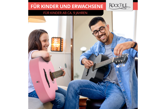 Rocktile WSC-4C-BK Guitare Western Noire image 7