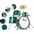 XDrum Junior Pro Kinder Drumstel Emerald Green Sparkle incl. School thumbnail 8