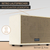 Bennett & Ross BB-880CW Blackmore Giant Bluetooth Lautsprecher Creme-Weiß  - Retoure (Zustand: gut) thumbnail 8