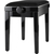 Classic Cantabile Banquette De Piano Modèle A Noir Brillant Velours Noir thumbnail 8