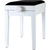 Classic Cantabile Banquette De Piano Modèle A Blanc Mat Velours Noir thumbnail 8