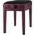 Classic Cantabile Banquette De Piano Modèle A Bois De Rose Velours Noir thumbnail 8