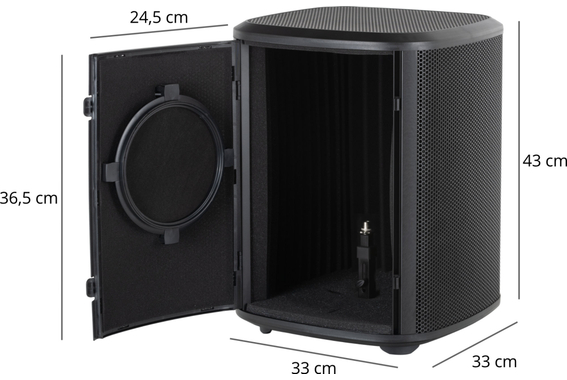 Pronomic MP-360 Microphone Isolation Box  - Retoure (Zustand: wie neu) image 8