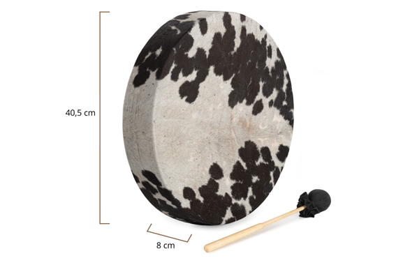Classic Cantabile HSD-16 Traditionele Sjamanentrommel met Rundervacht 16" Set met Standaard image 8