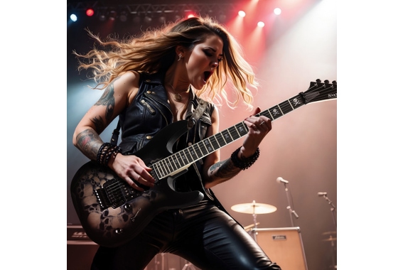 Rocktile Pro JK150-BSK Chitarra Elettrica Skull image 8