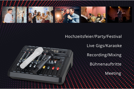 Pronomic Powermake 600 Powermischer mit Funkmikrofon  - unvollständig! image 8