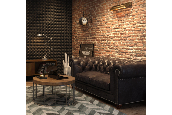 Stagecaptain BHU-3334 BK Petite Horloge De Gare Avec Support Mural Noir image 8