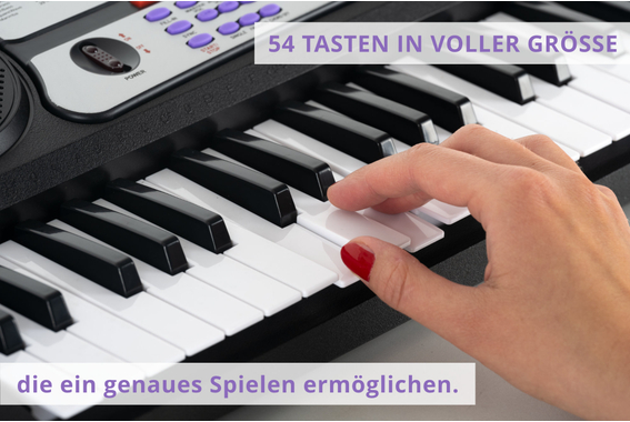 McGrey BK-5410 Keyboard mit 54 Tasten, Mikrofon und Notenhalter  - Retoure (Zustand: sehr gut) image 8