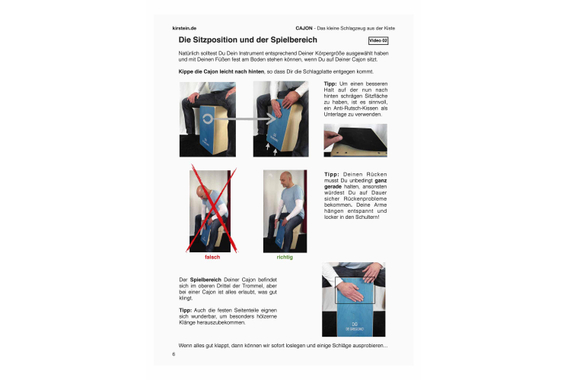 Sela SE 117 Primera Cajon Natur Set inkl. Cajonschule image 8